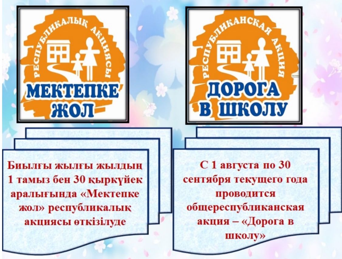 Акция "Дорога в школу"