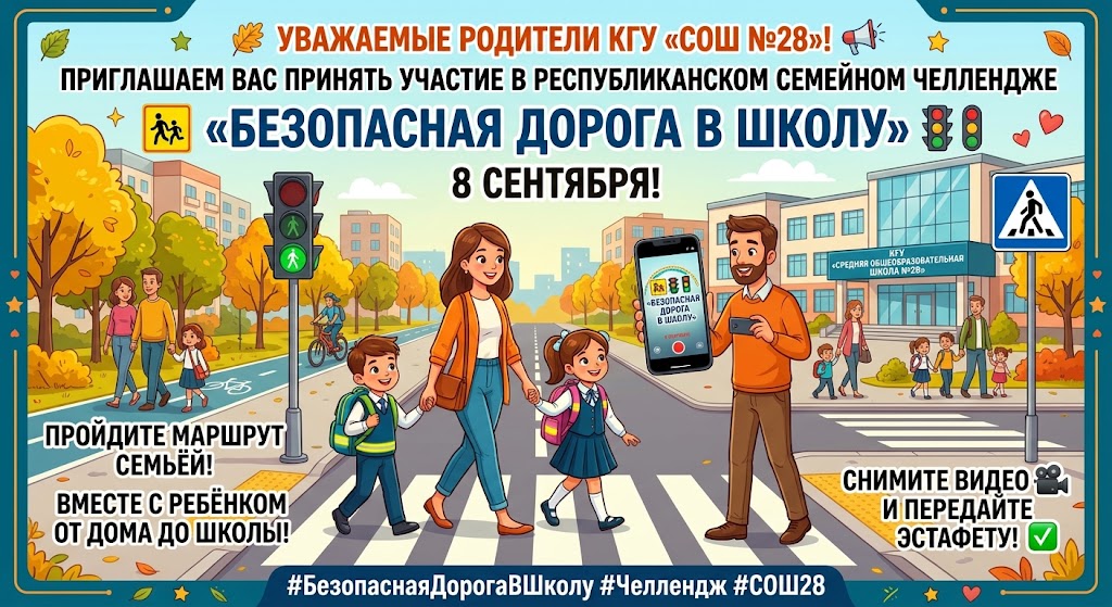 Челлендж " Безопасная дорога в школу"